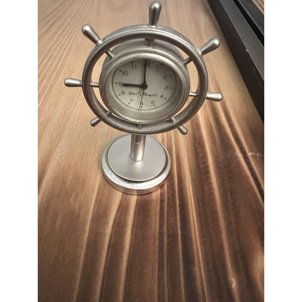 Steamboat Willie Disney Clock 3 Inches Tall New Battery